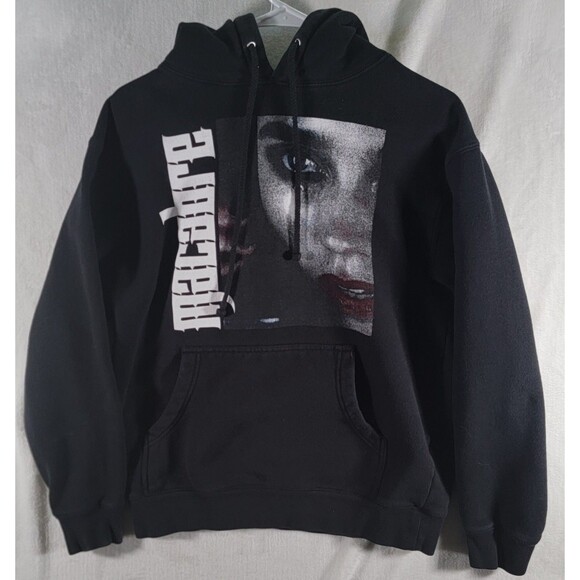 MACABRE (Chicago band) Face Metal Hoodie Large vintage Gothic Vampire - Picture 1 of 5